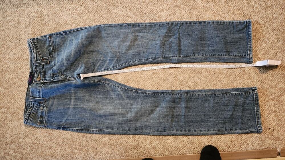 Levi's Tilted 504 Jeans Vintage, Size 9 Medium, Long Fit Juniors